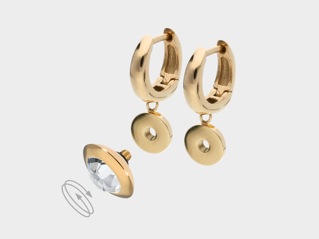Interchangeable earrings outlet