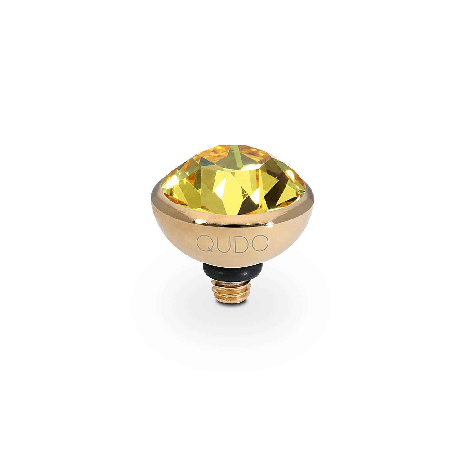 Bottone Top 10 mm - Gold light topaz