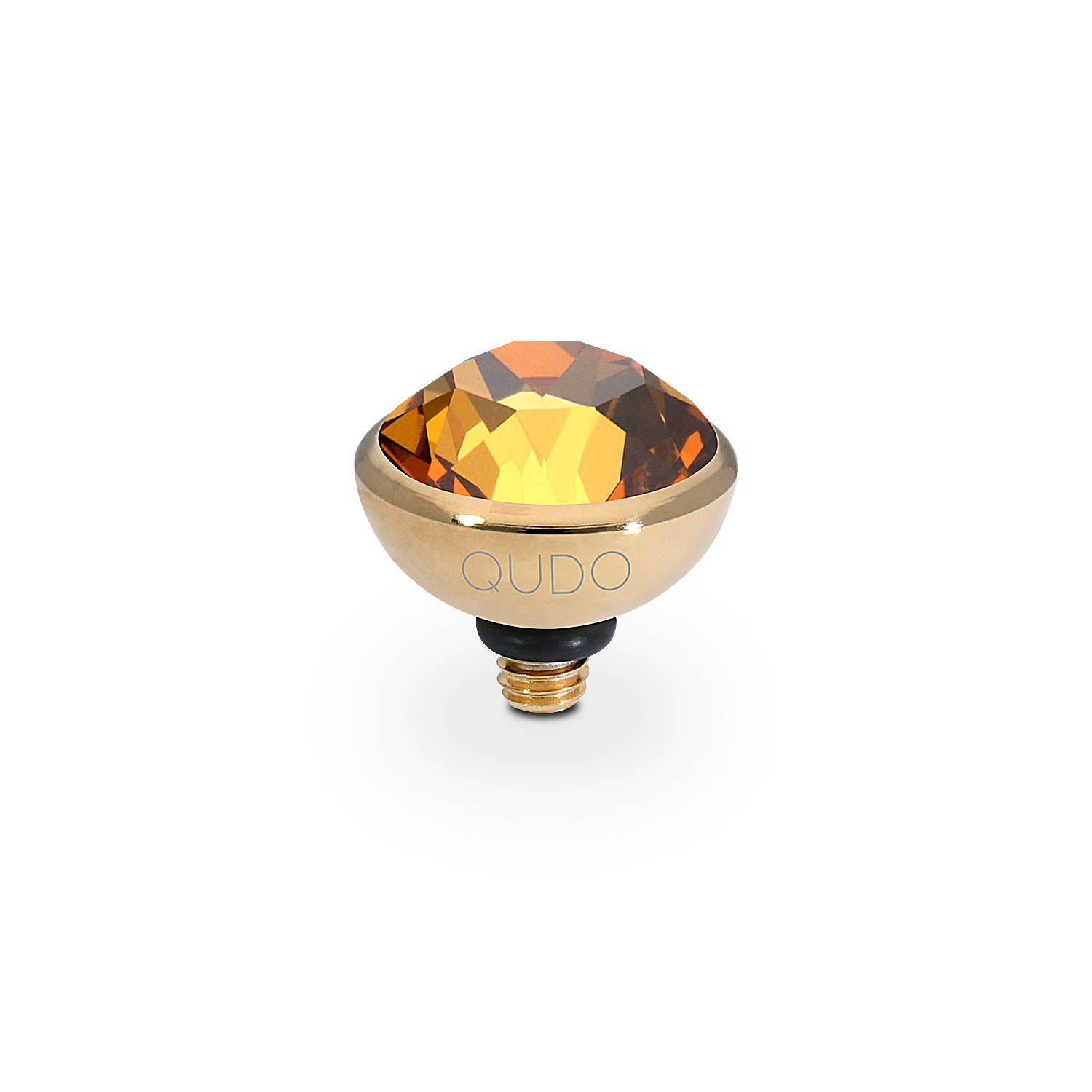 Bottone Top 10 mm - Gold light amber