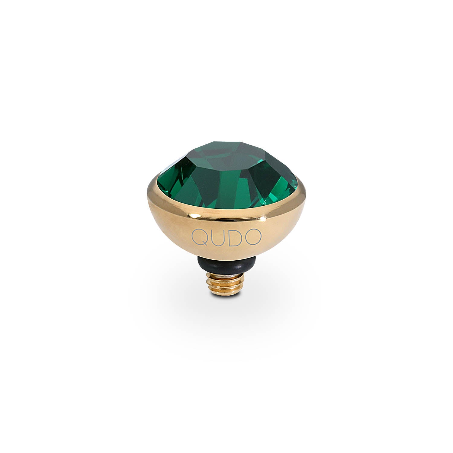 Bottone Top 10 mm - Gold emerald