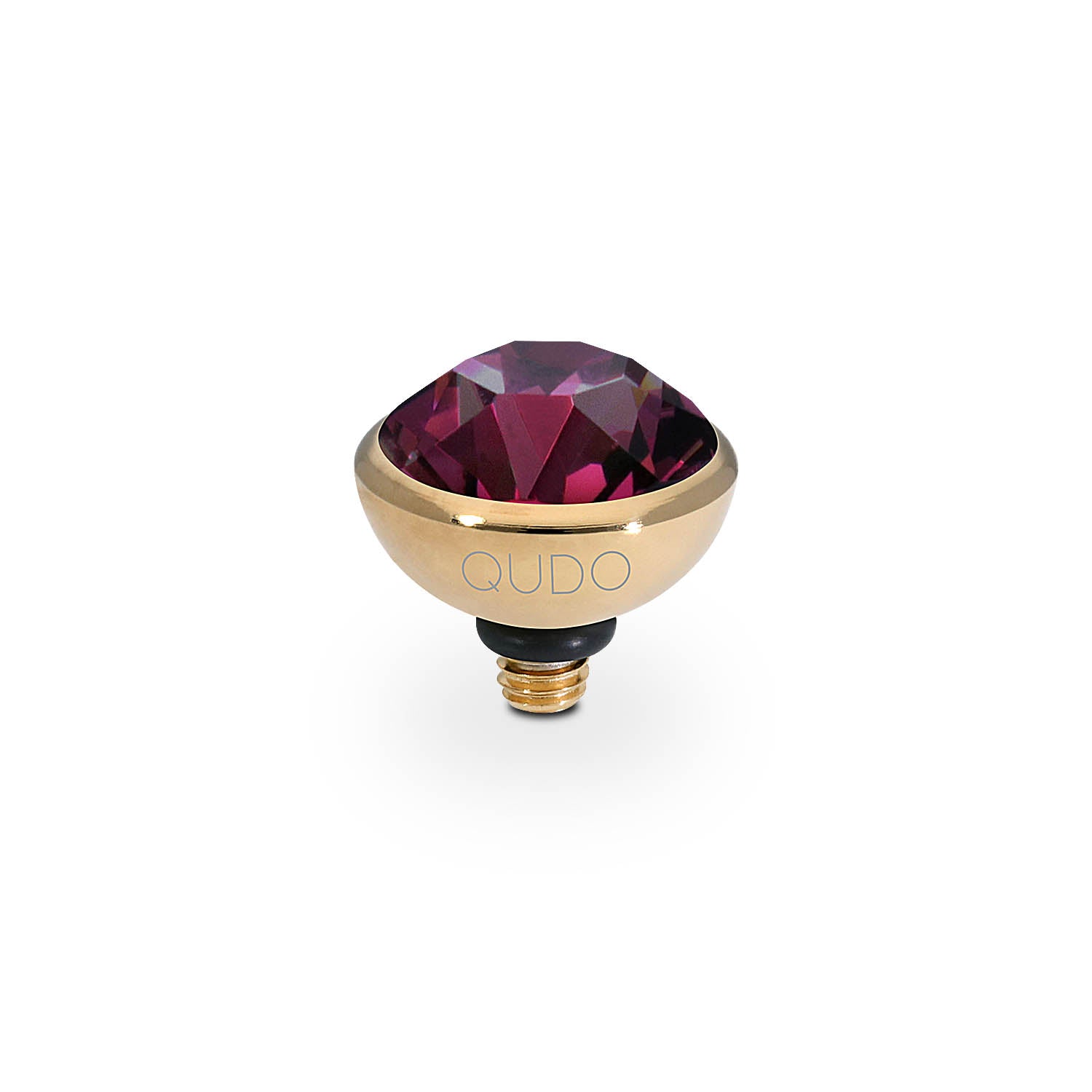 Bottone Top 10 mm - Gold amethyst