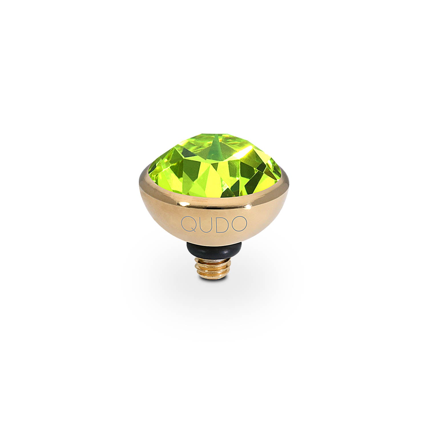 Bottone Top 10 mm - Gold Citrus Green