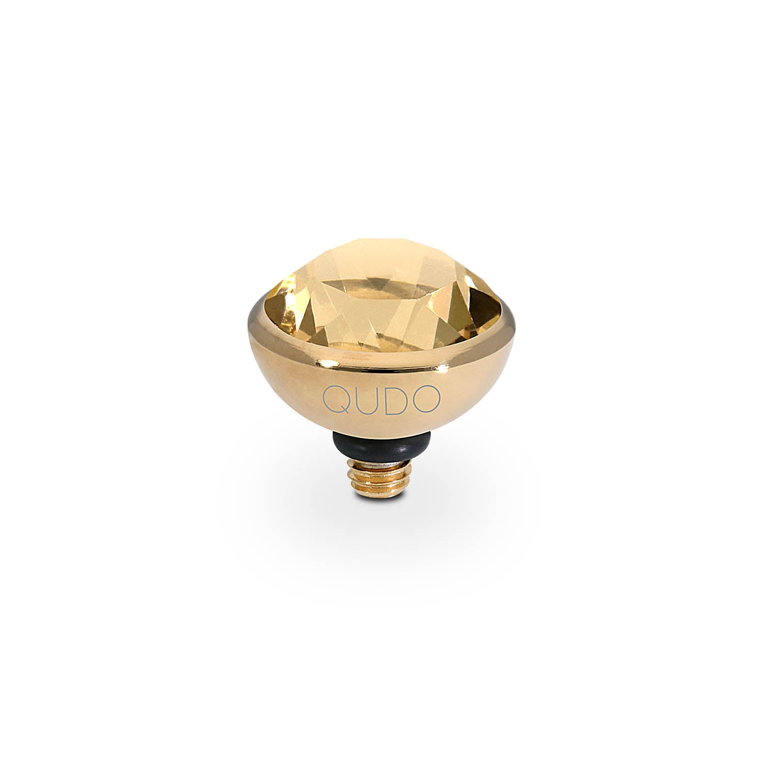 Bottone Top 10 mm - Gold light colorado topaz ignite