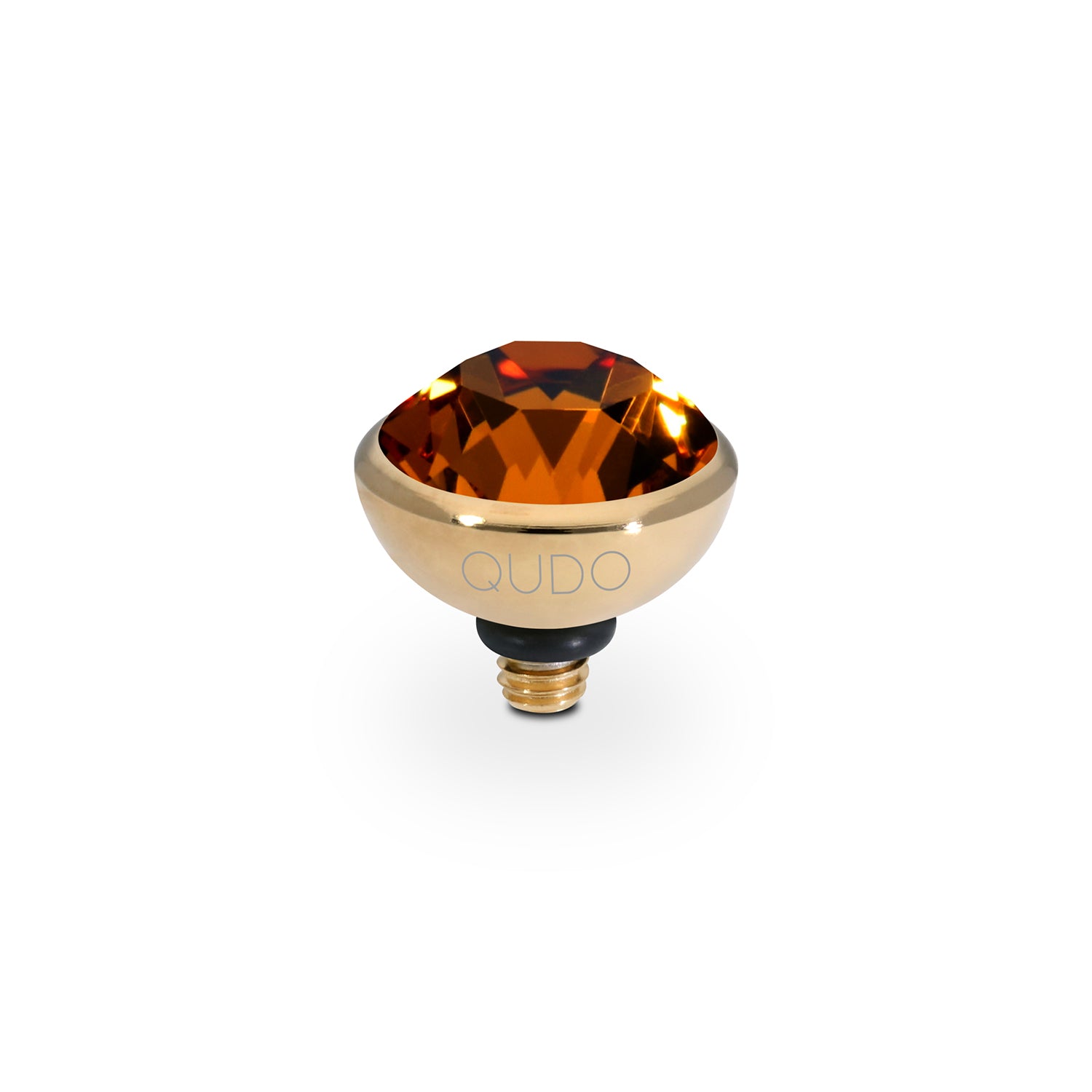 Bottone Top 10 mm - Gold Smoked Topaz