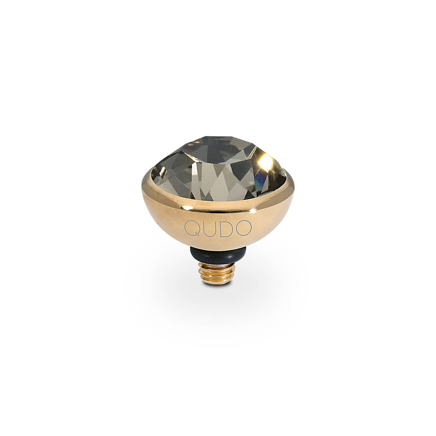 Bottone Top 10 mm - Gold Greige