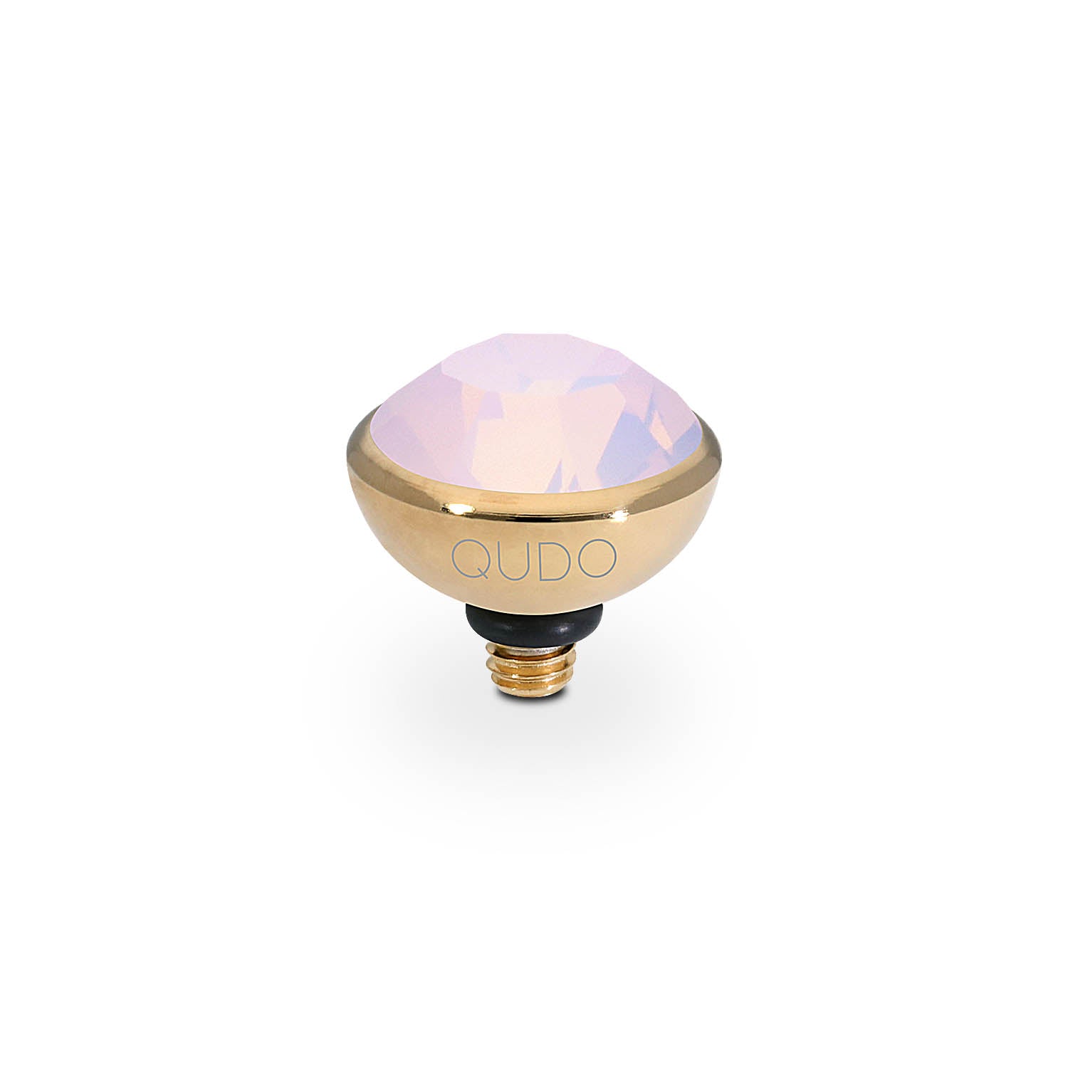 Bottone Top 10 mm - Gold rose opal