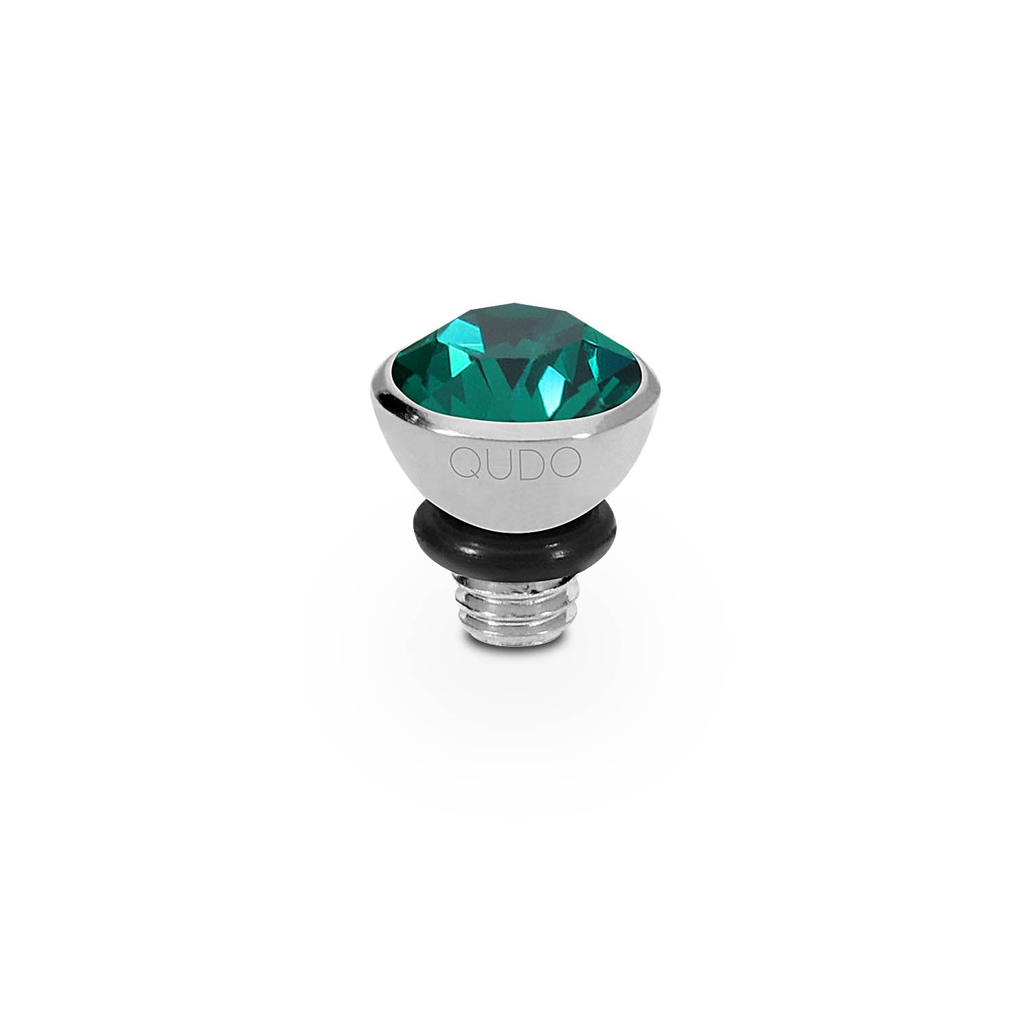 Bottone Top 5 mm - Silber emerald