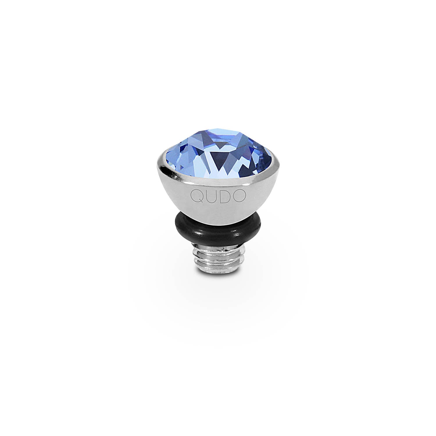 Bottone Top 5 mm - Silber light sapphire