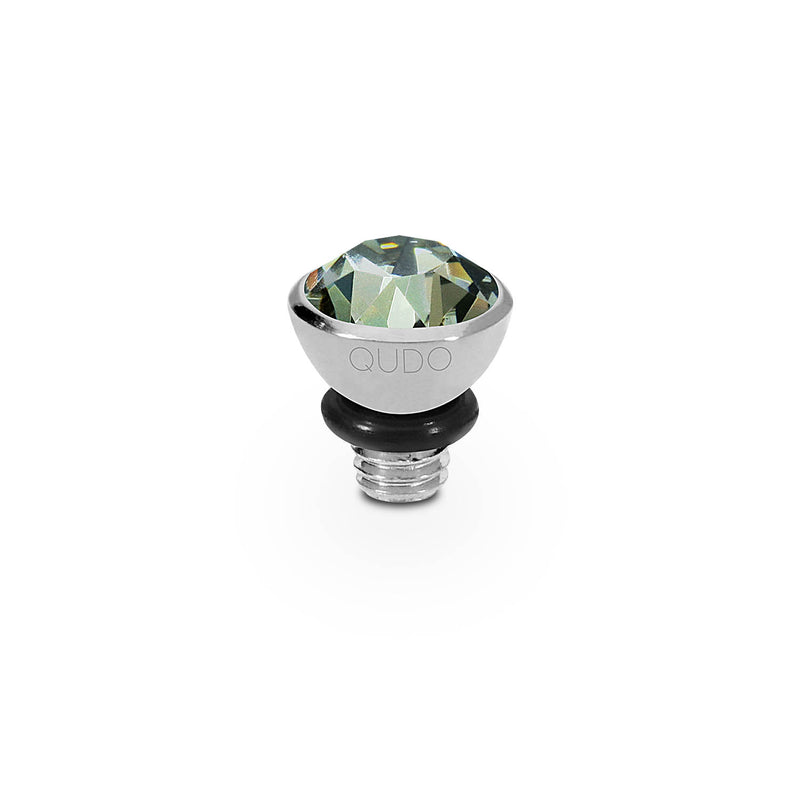 Bottone Top 5 mm - Silber black diamond