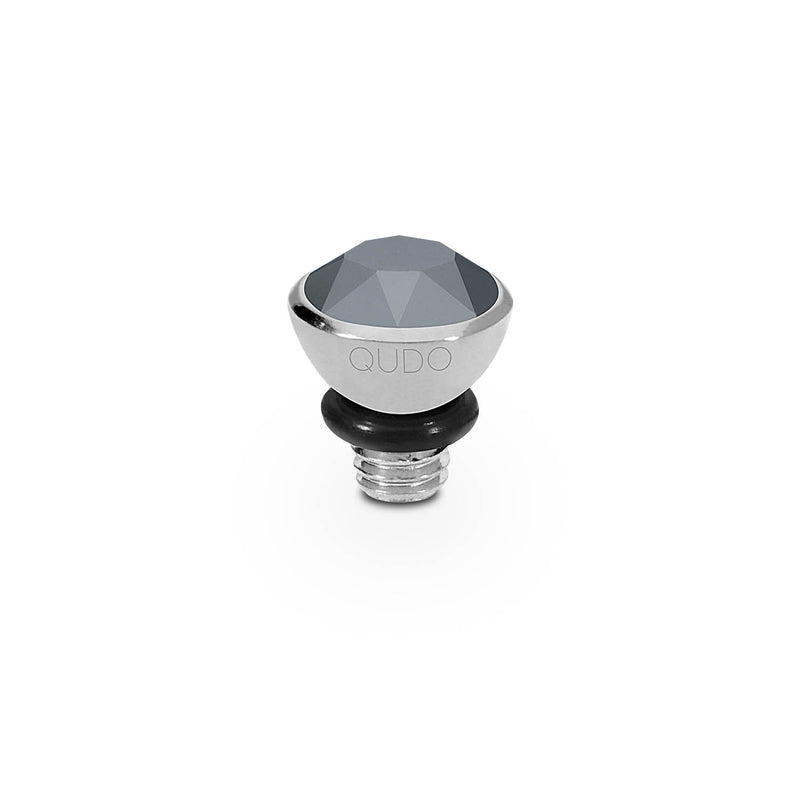 Bottone Top 5 mm - Silber jet hematite