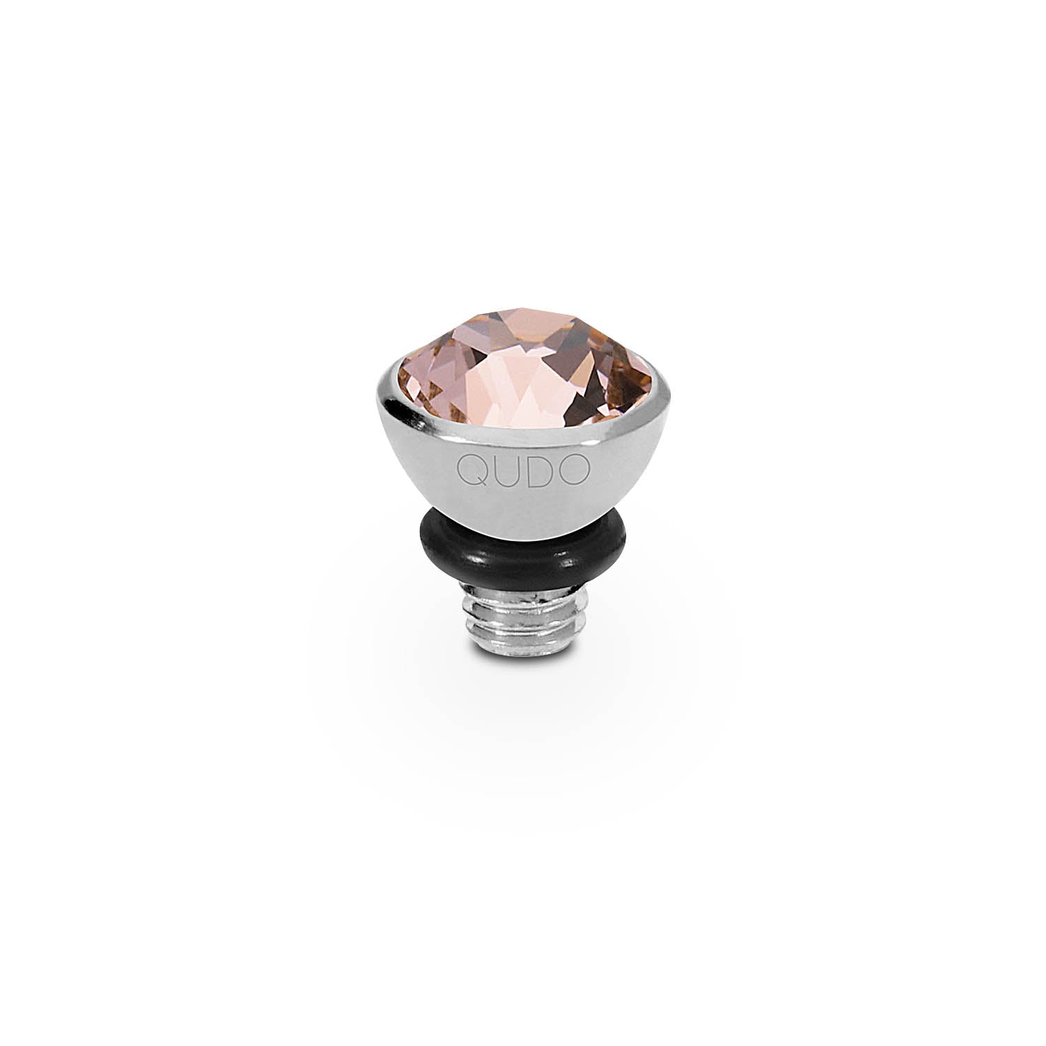 Bottone Top 5 mm - Silber vintage rose