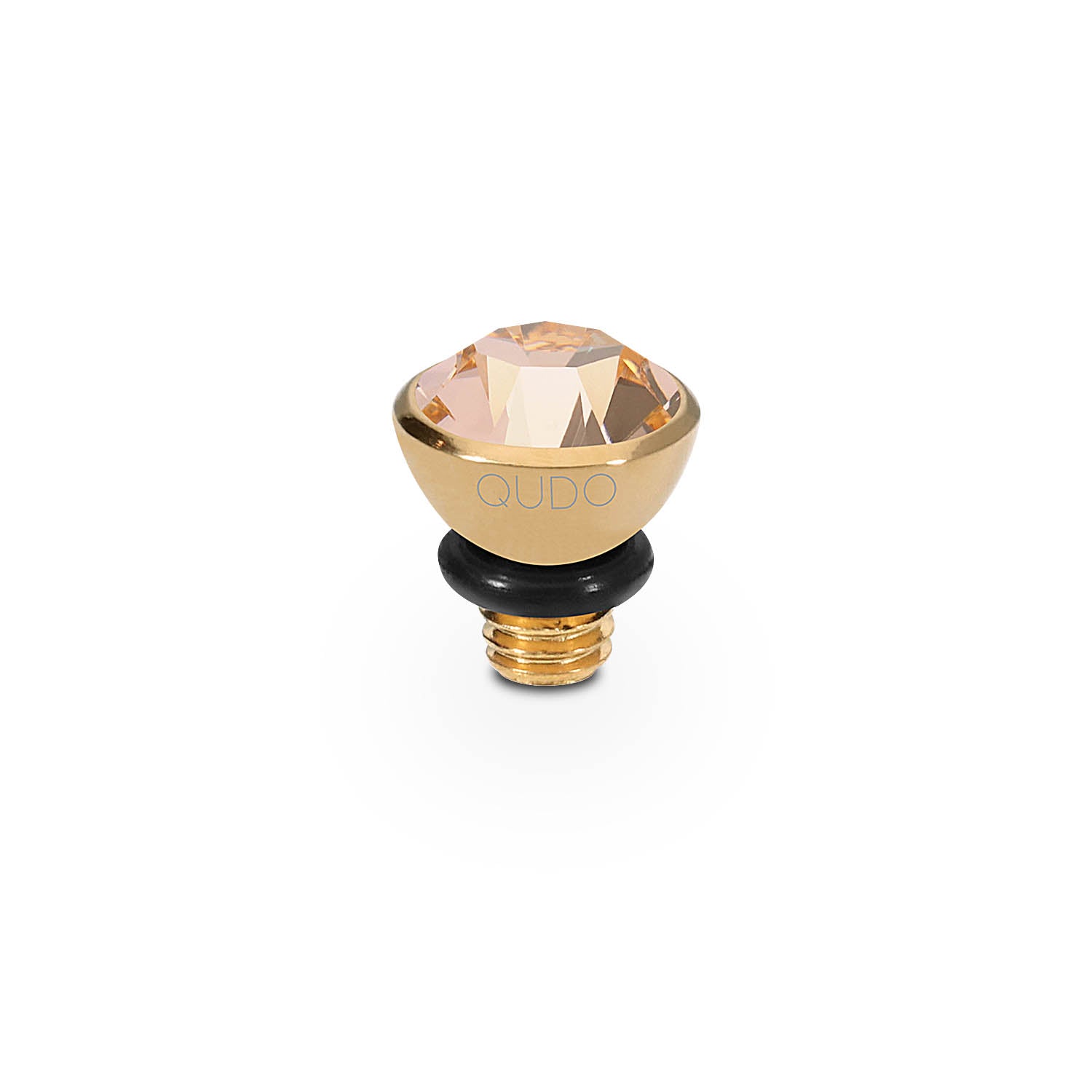 Bottone Top 5 mm - Gold light peach