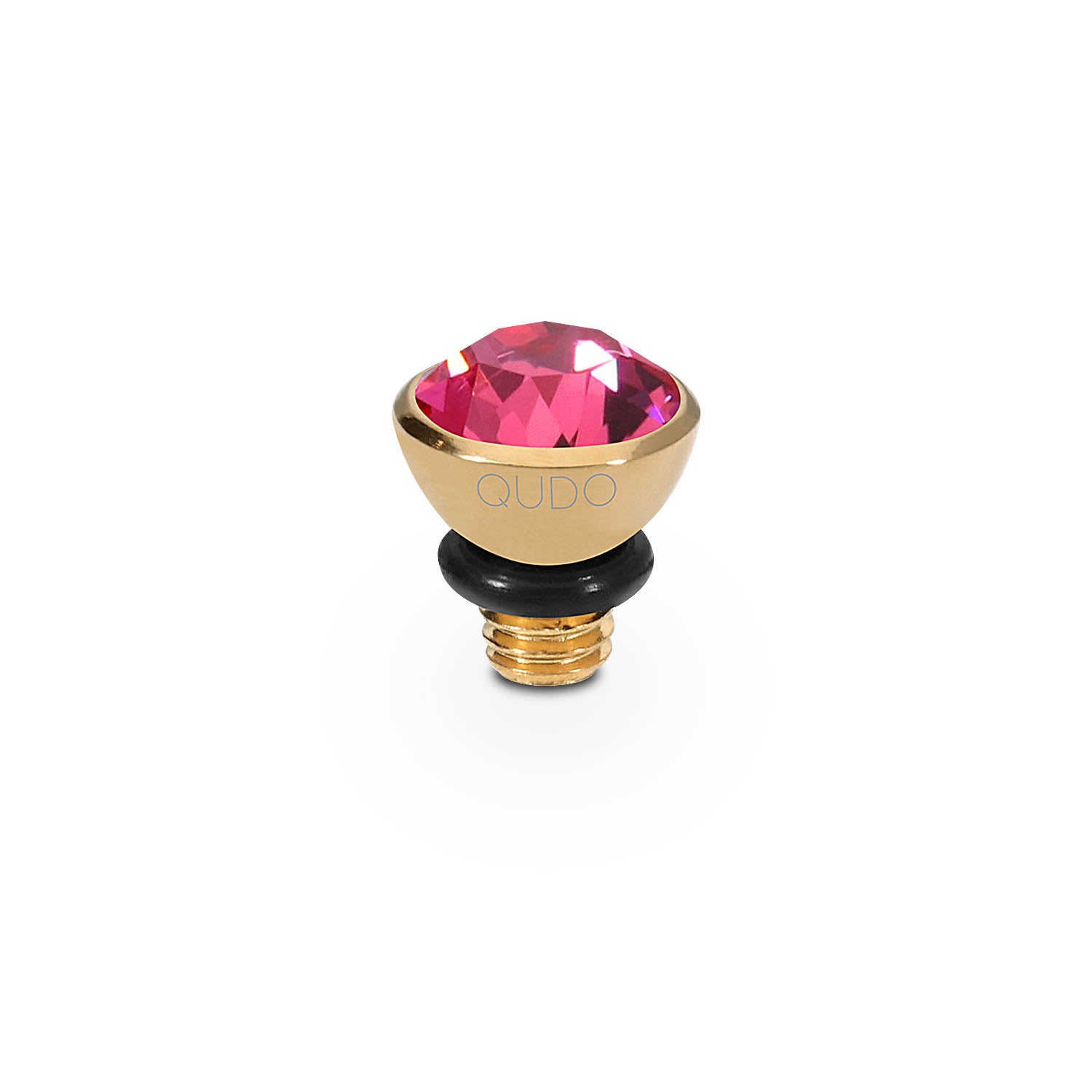 Bottone Top 5 mm - Gold indian pink