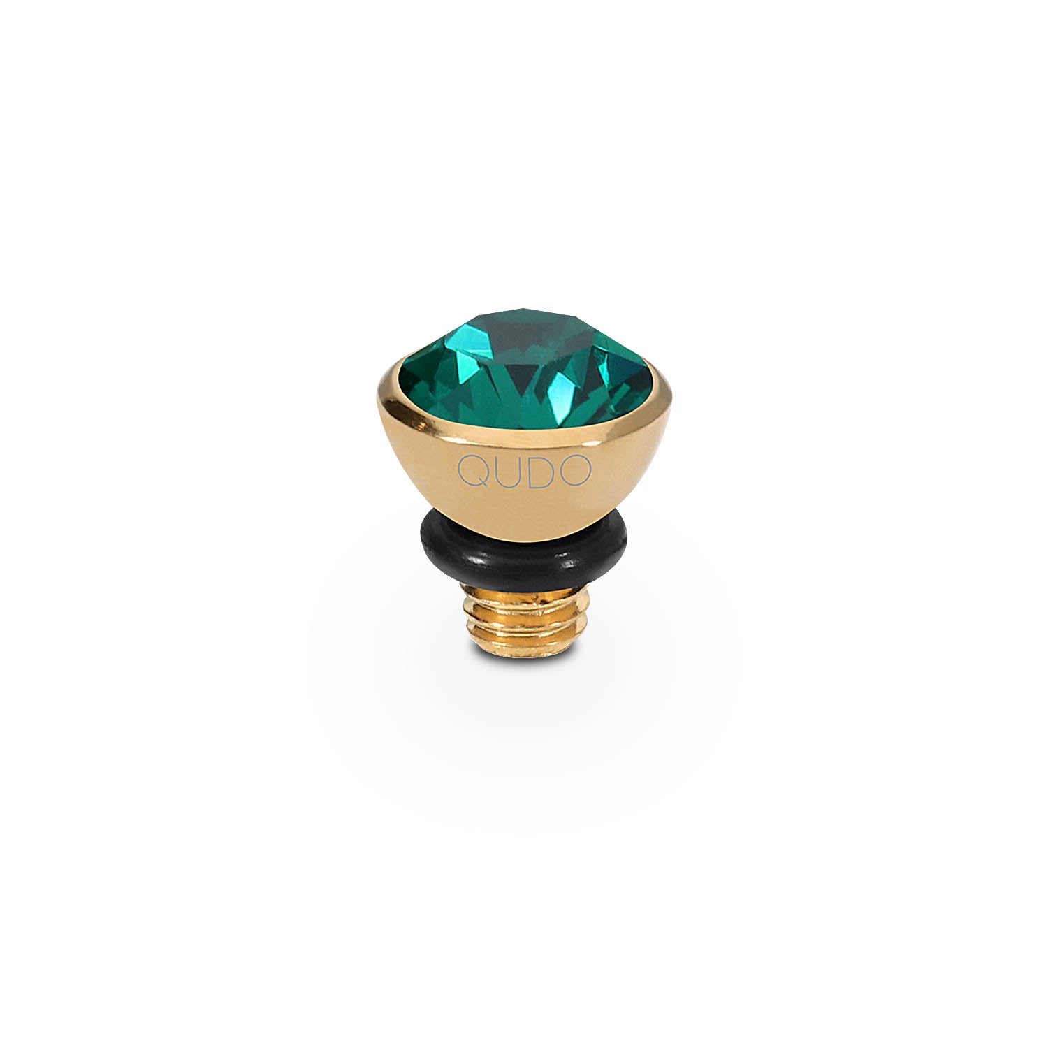 Bottone Top 5 mm - Gold emerald