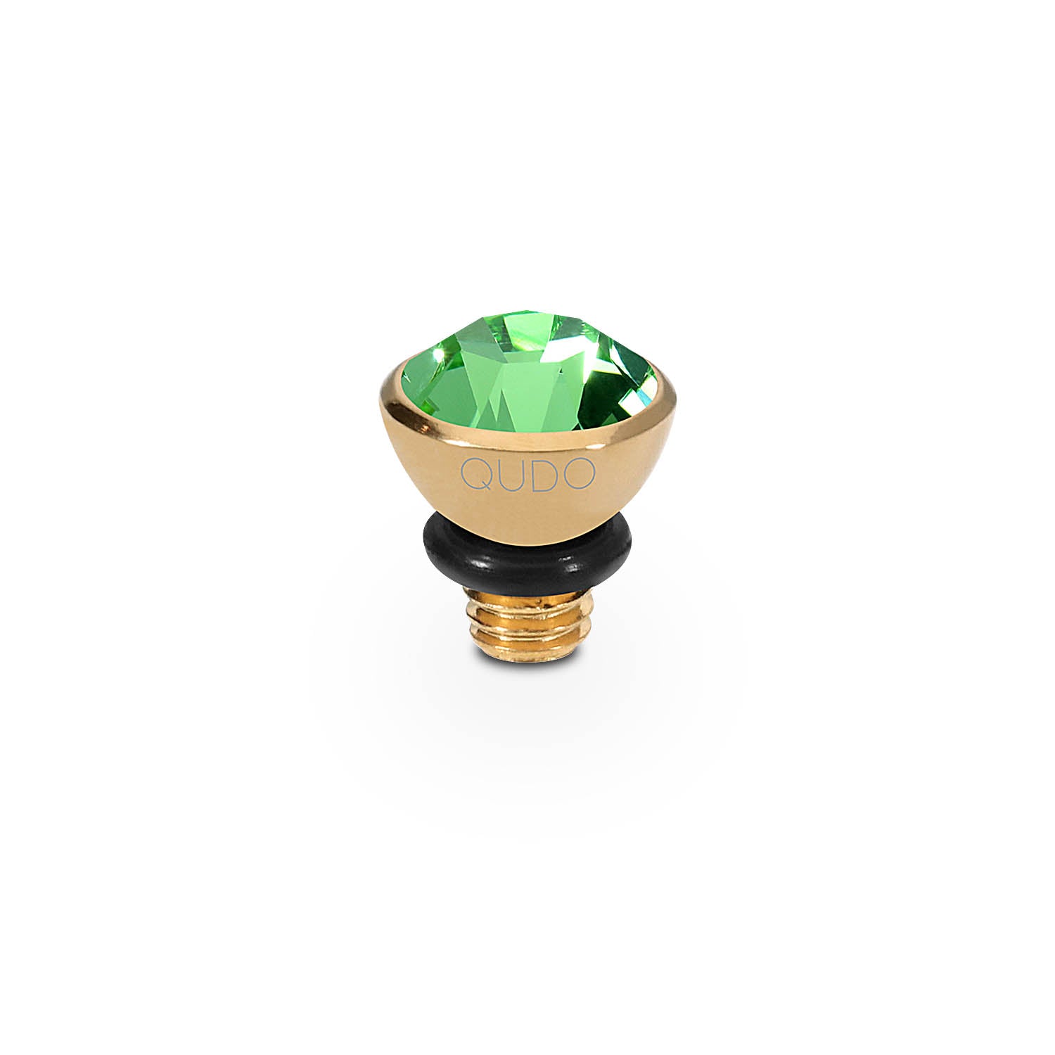 Bottone Top 5 mm - Gold peridot