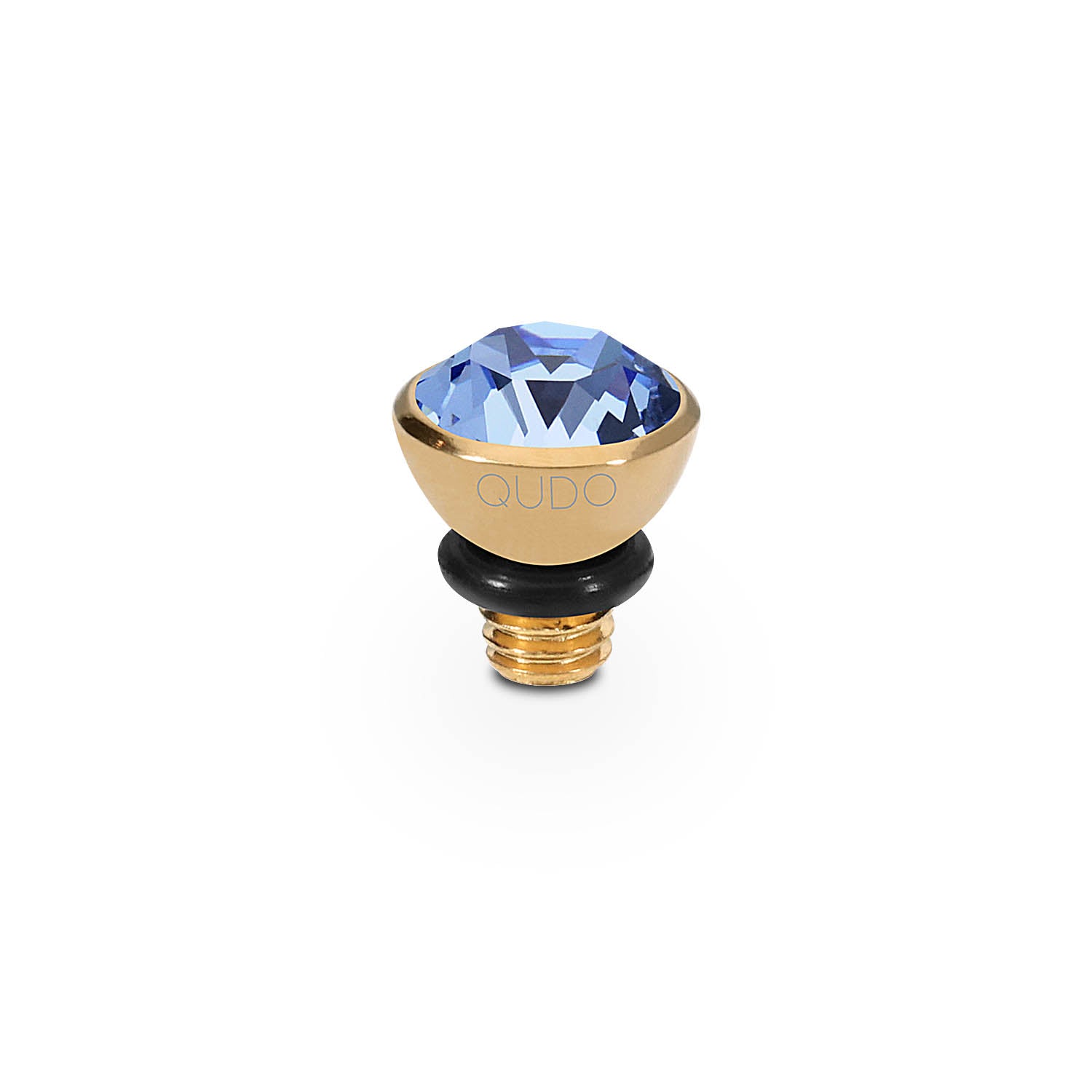 Bottone Top 5 mm - Gold light sapphire