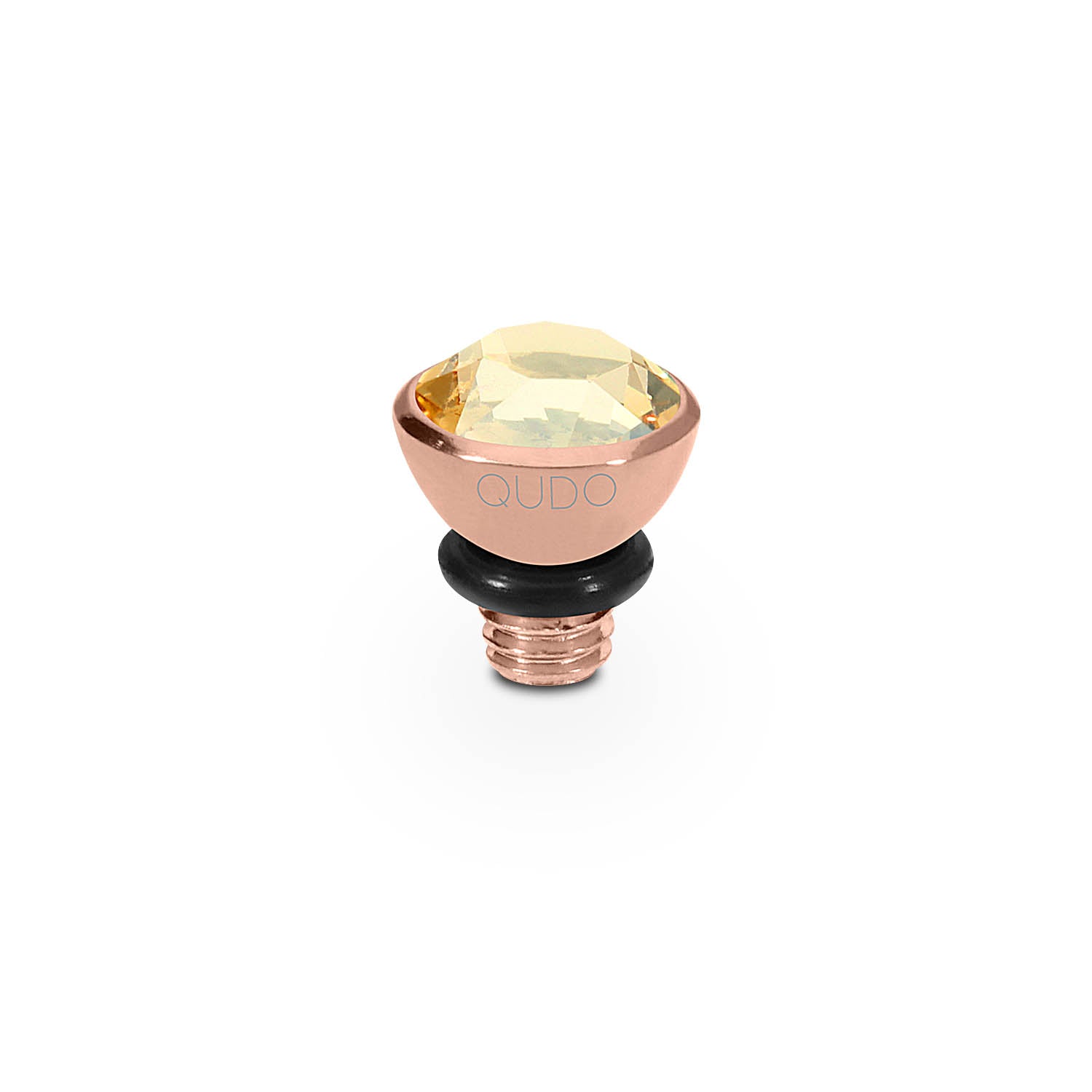 Bottone Top 5 mm - Roségold golden shadow