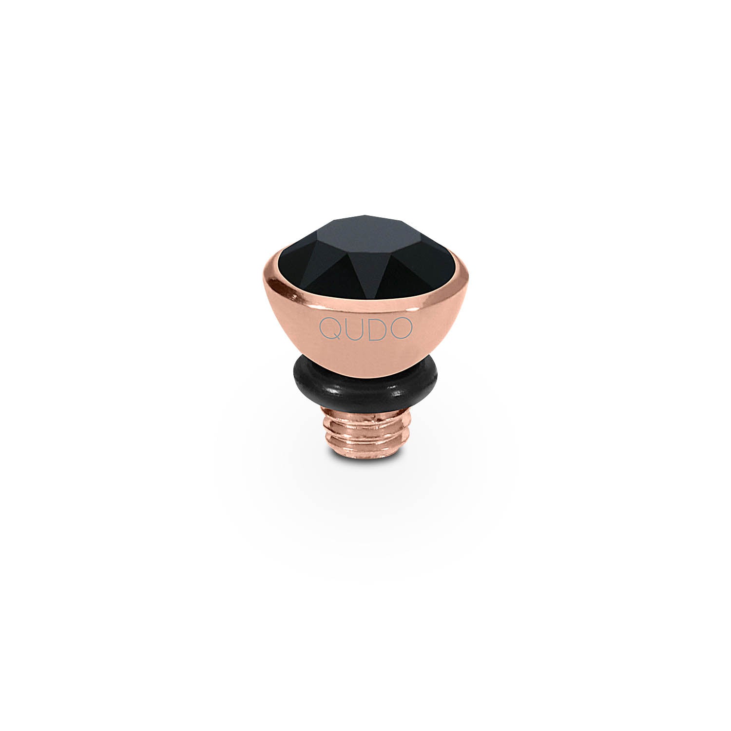 Bottone Top 5 mm - Roségold jet