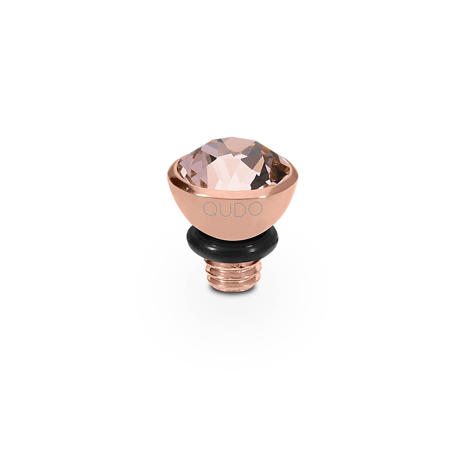 Bottone Top 5 mm - Roségold vintage rose