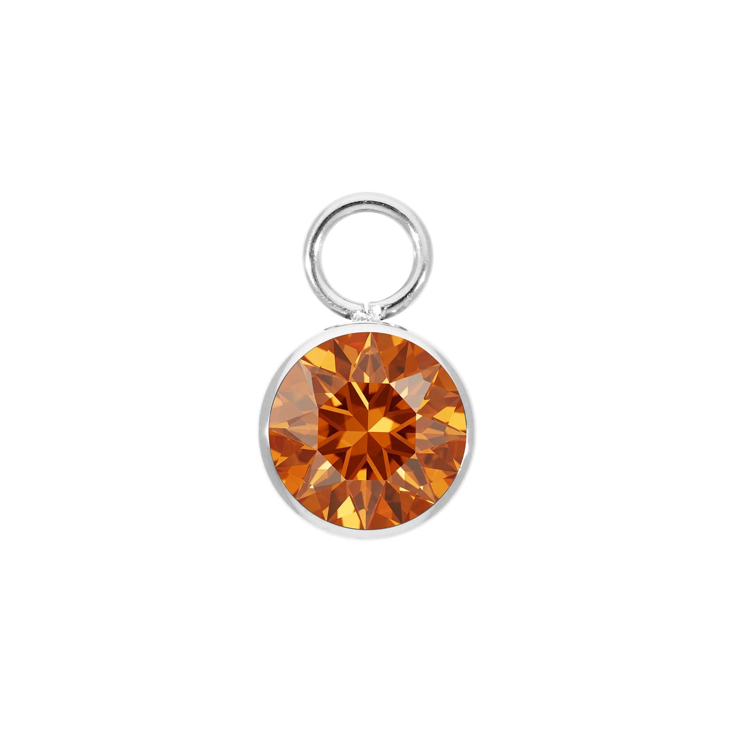 Bottone Charm 10 mm - Silber