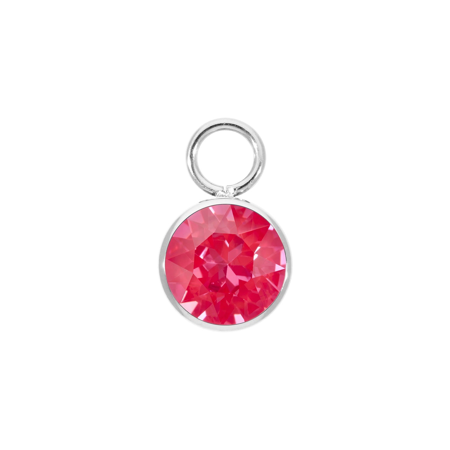 Bottone Charm 10 mm - Silber