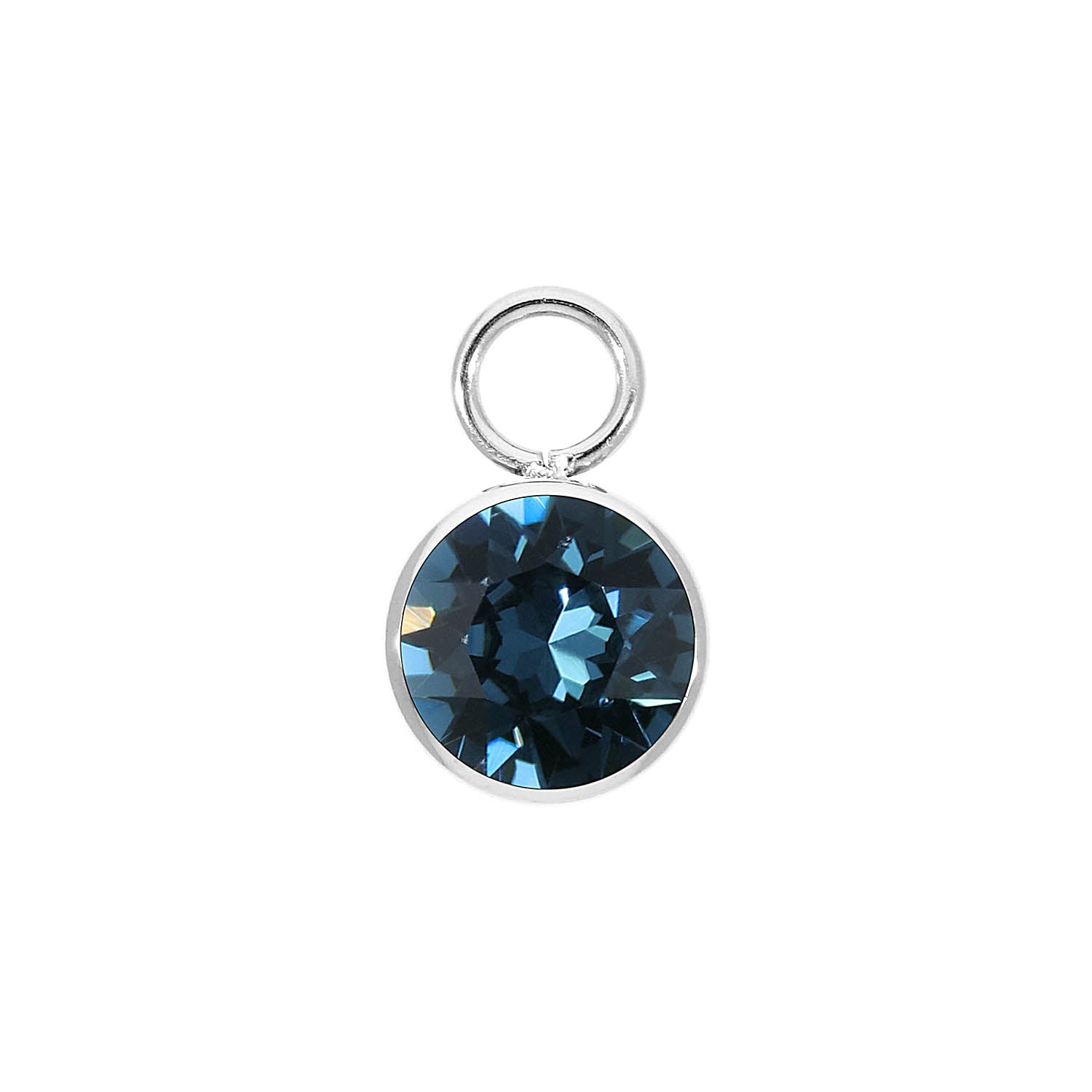 Bottone Charm 10 mm - Silber montana