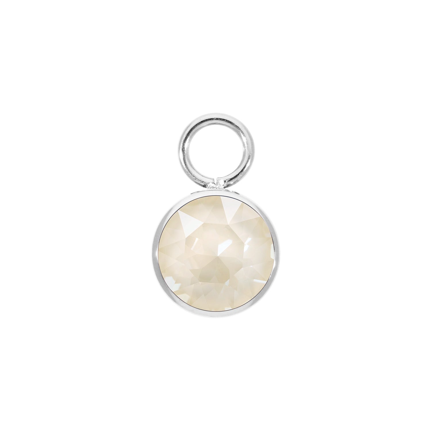Bottone Charm 10 mm - Silber