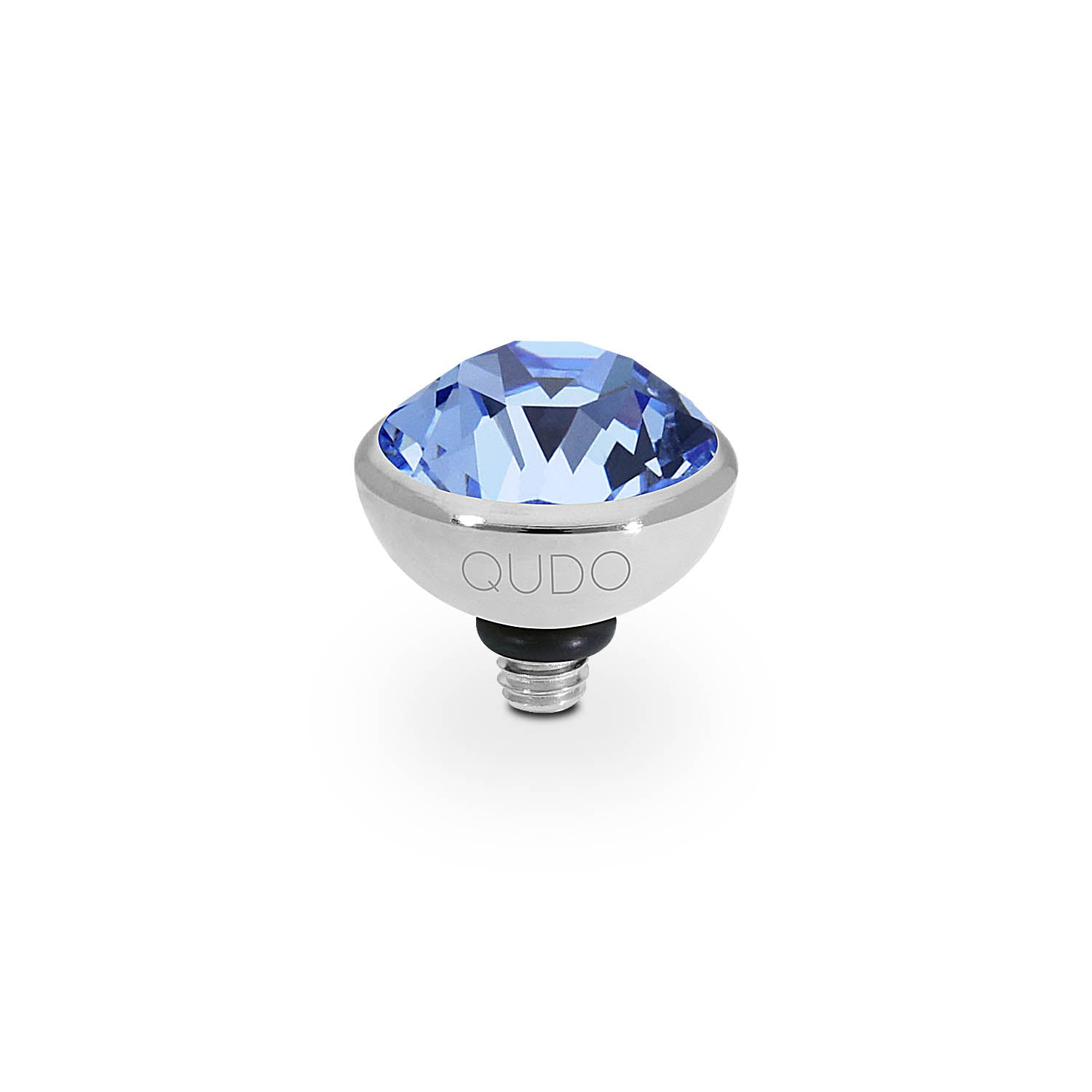Bottone Top 10 mm - Silber light sapphire