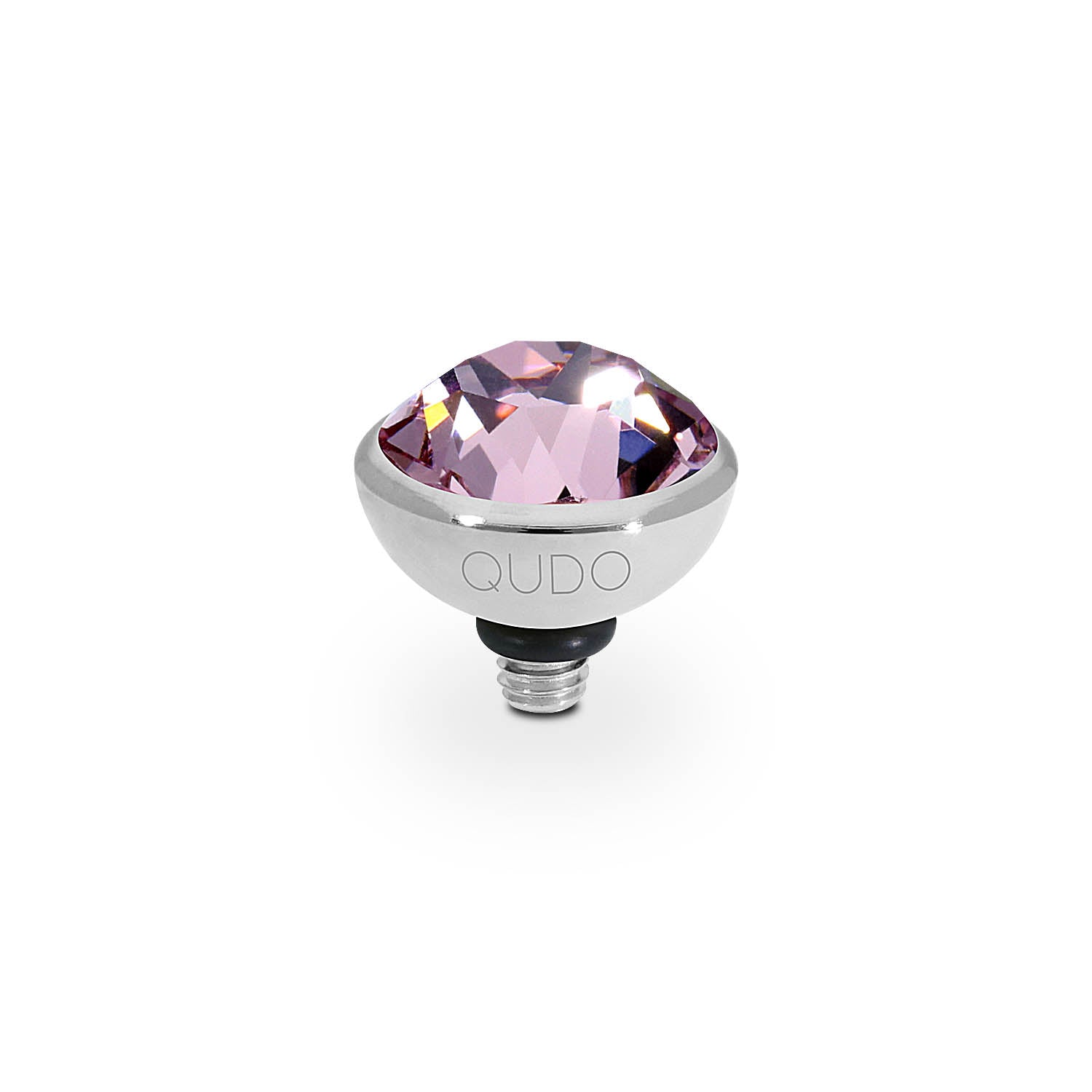Bottone Top 10 mm - Silber light amethyst