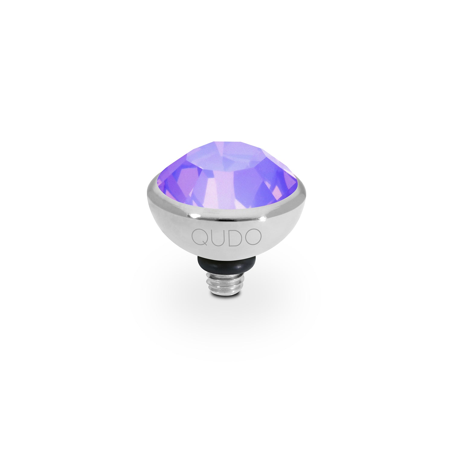 Bottone Top 10 mm - Silber Crystal Purple Ignite