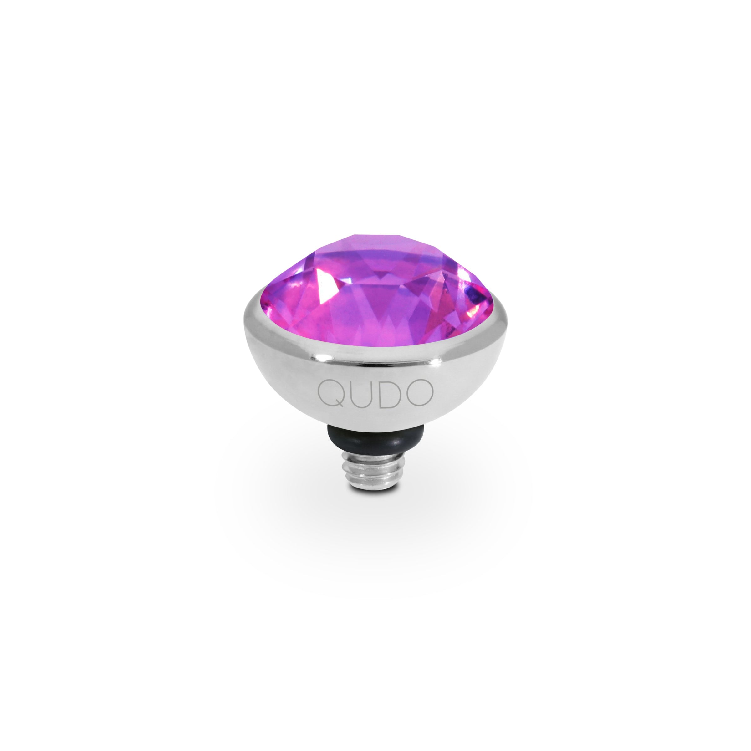 Bottone Top 10 mm - Silber Crystal Electric Violet Ignite