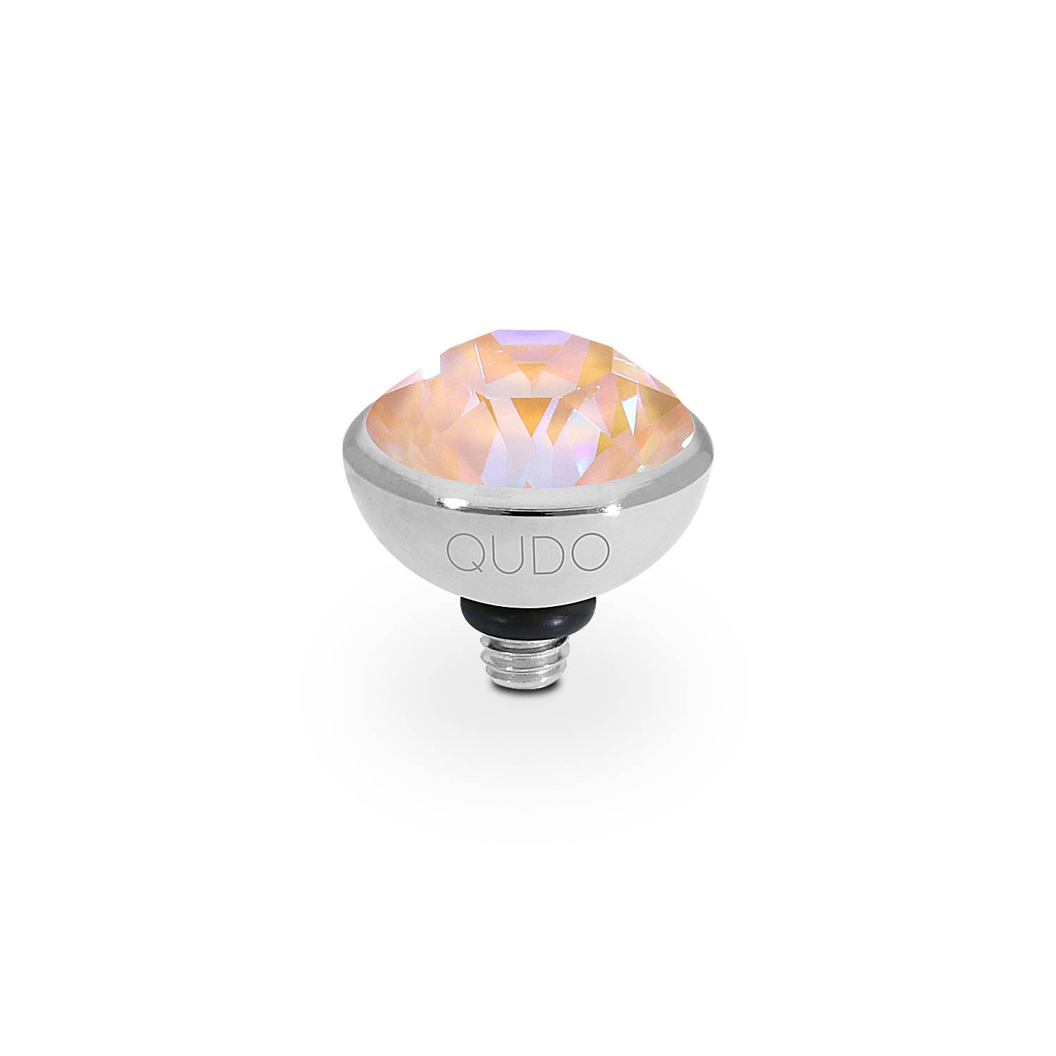 Bottone Top 10 mm - Silber dusty pink delite