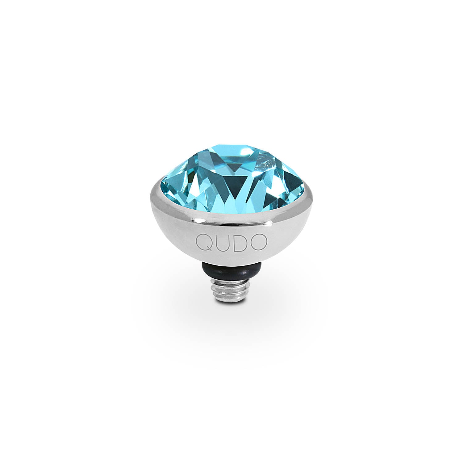 Bottone Top 10 mm - Silber Light Turquoise