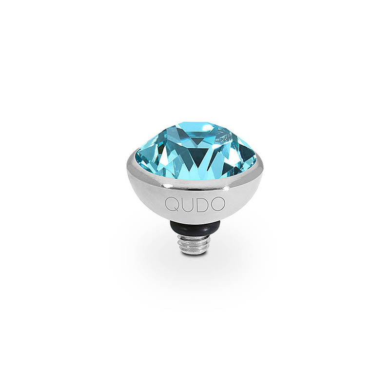 Bottone Top 10 mm - Silber Light Turquoise