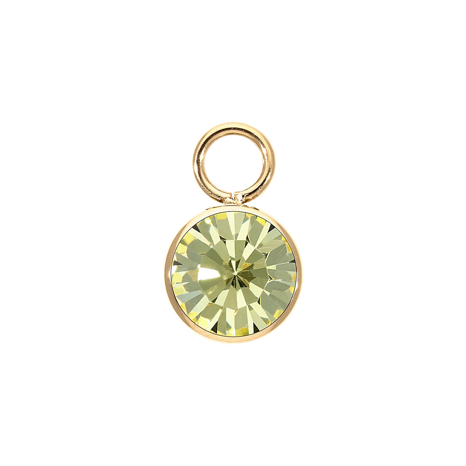 Bottone Charm 10 mm - Gold Jonquil