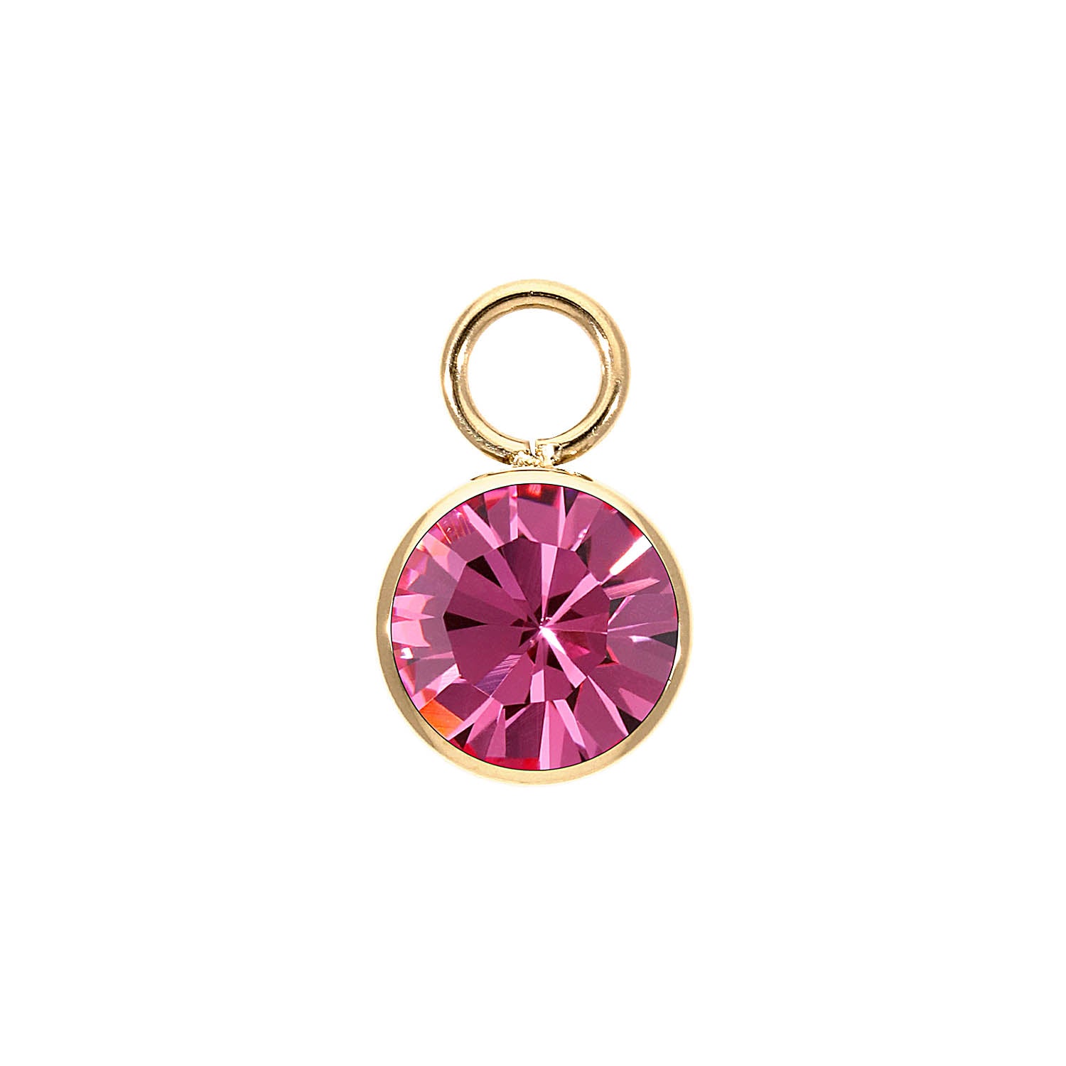 Bottone Charm 10 mm - Gold rose