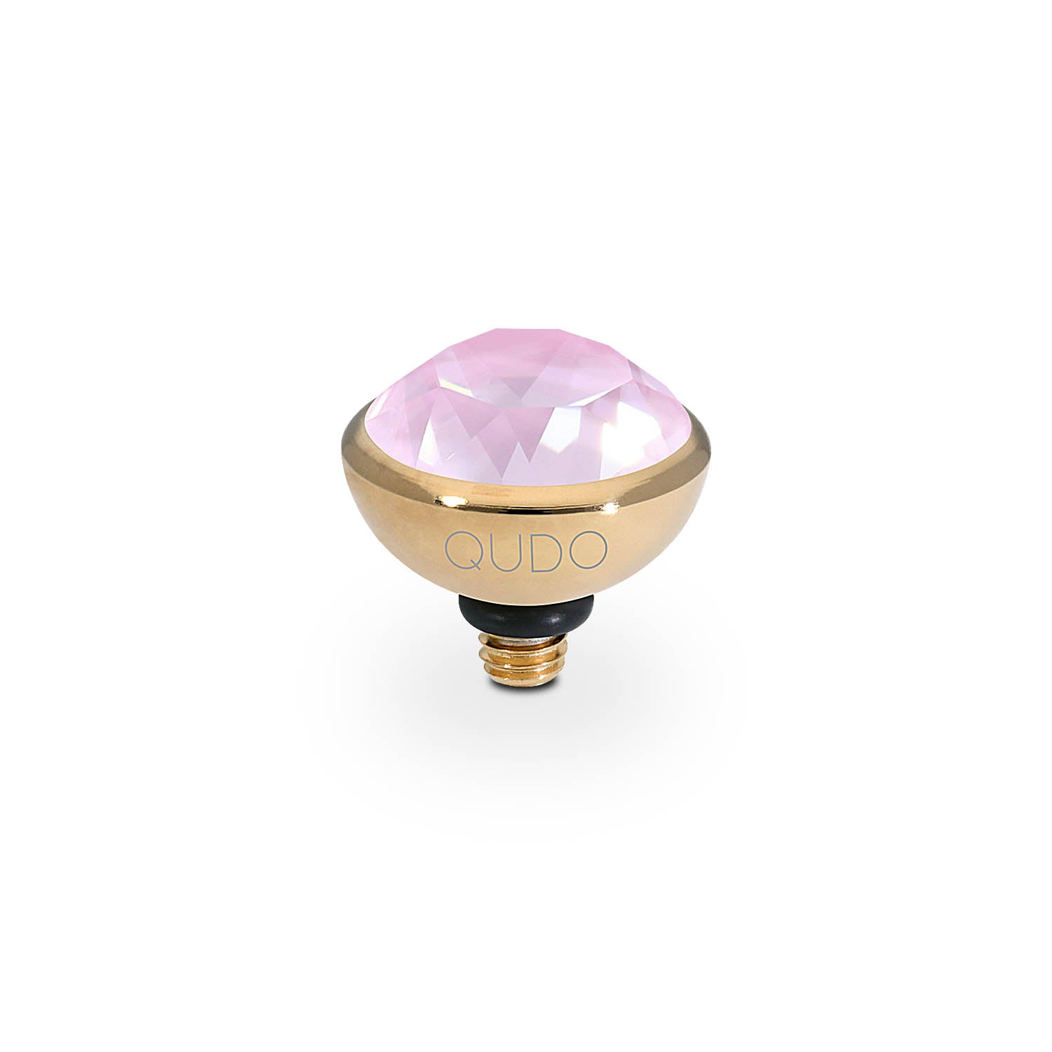 Bottone Top 10 mm - Gold crystal soft rose ignite