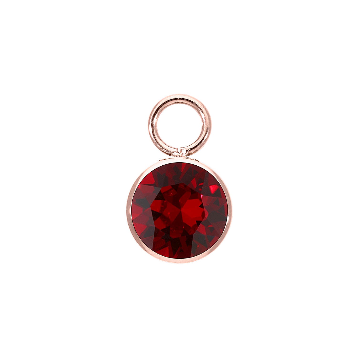 Bottone Charm 10 mm - Roségold Siam