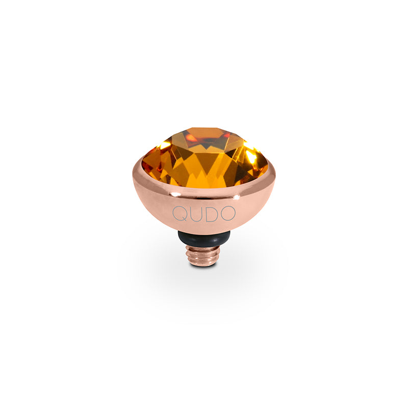 Bottone Top 10 mm - Roségold Topaz