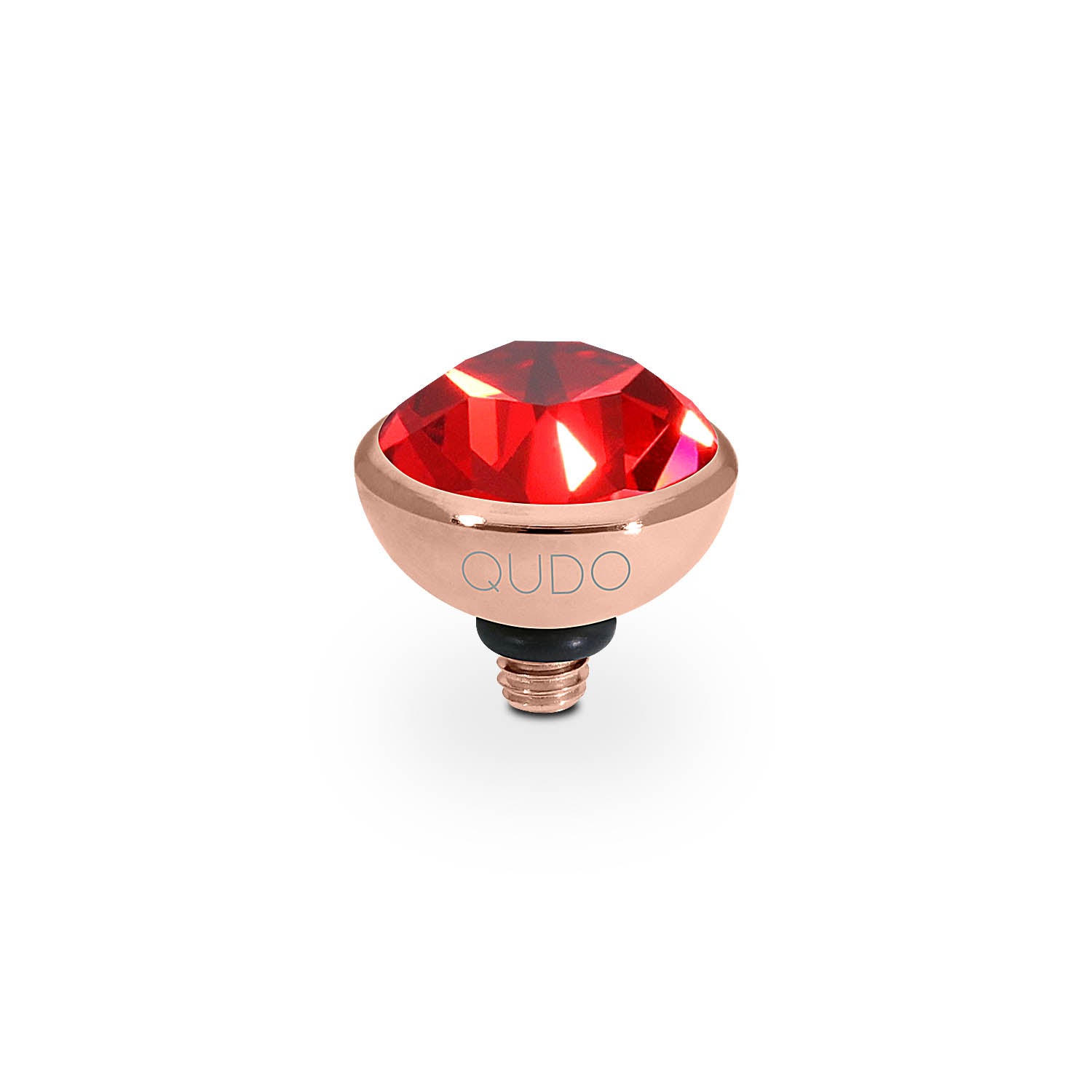 Bottone Top 10 mm - Roségold scarlet