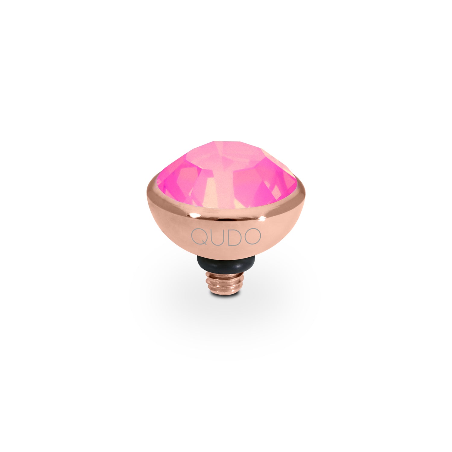 Bottone Top 10 mm - Roségold Crystal Dahlia Ignite