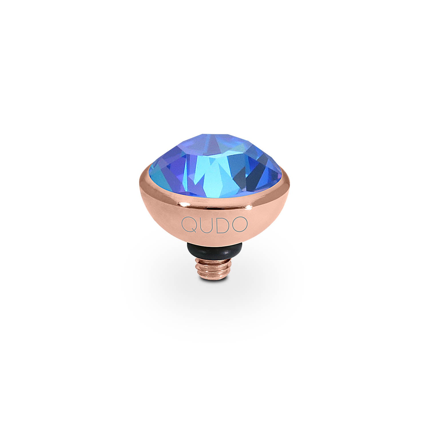Bottone Top 10 mm - Roségold royal blue delite