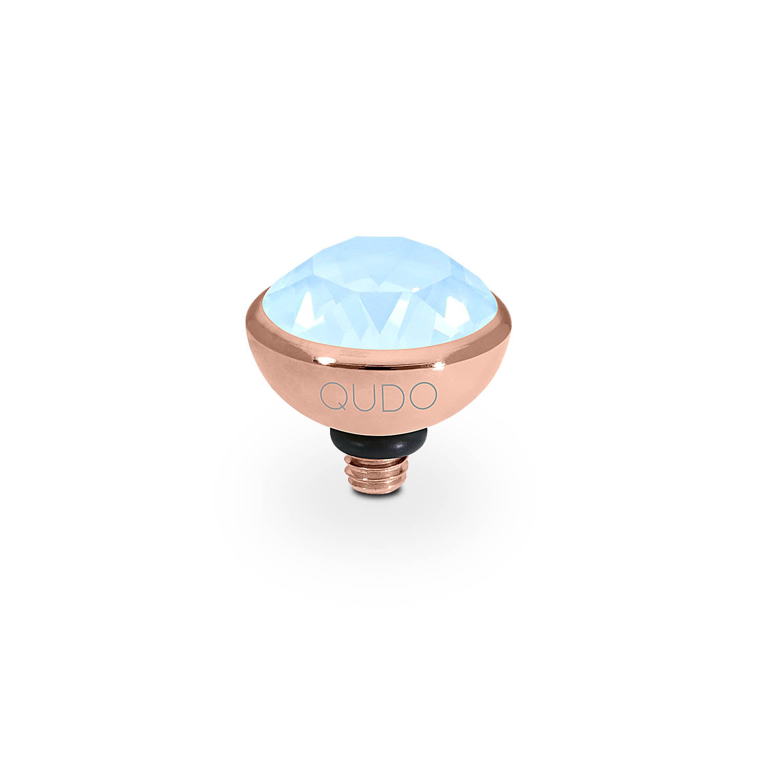 Bottone Top 10 mm - Roségold crystal sky ignite