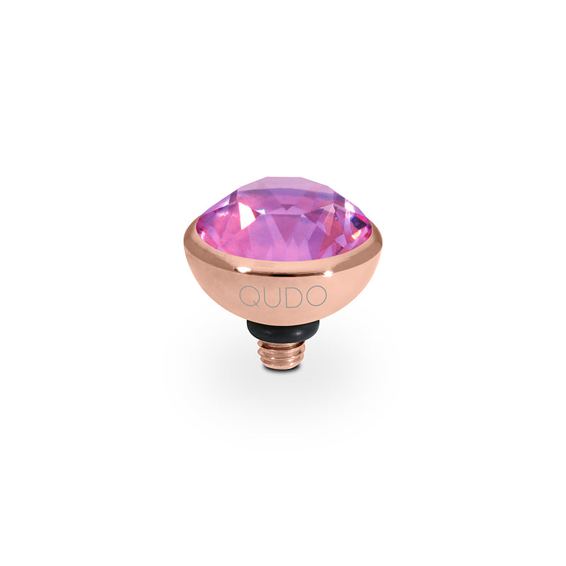 Bottone Top 10 mm - Roségold Crystal Orchid Ignite