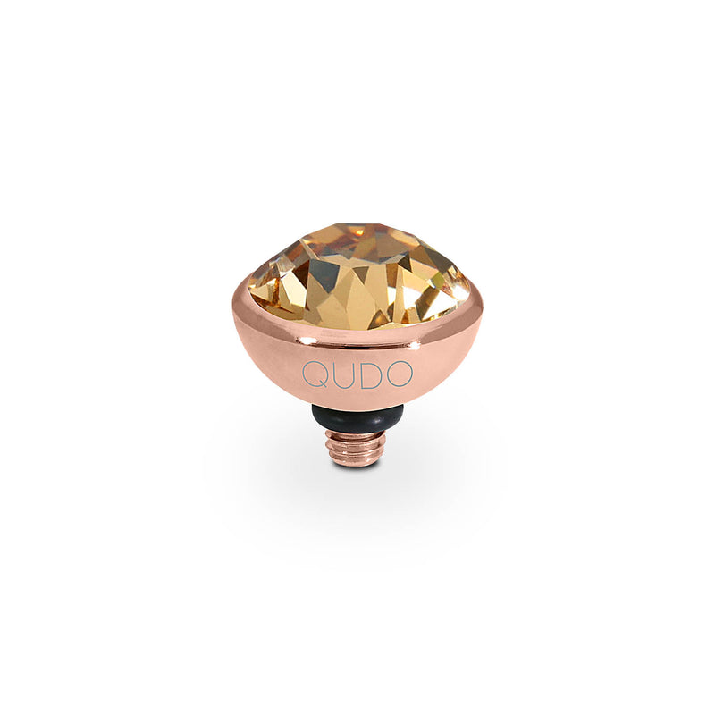 Bottone Top 10 mm - Roségold light colorado topaz