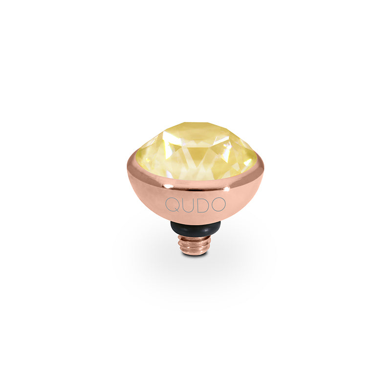 Bottone Top 10 mm - Roségold Recreated Dark Jonquil