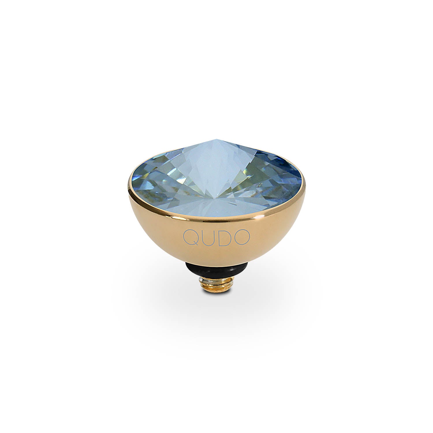 Bottone Top 11.5 mm  - Gold blue shade