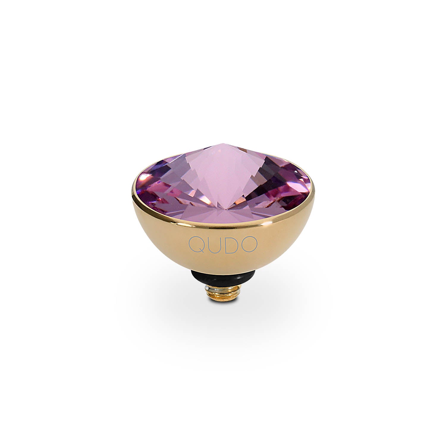 Bottone Top 11.5 mm  - Gold light amethyst