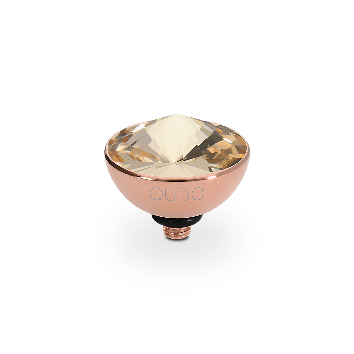 Bottone Top 11.5 mm - Roségold light silk