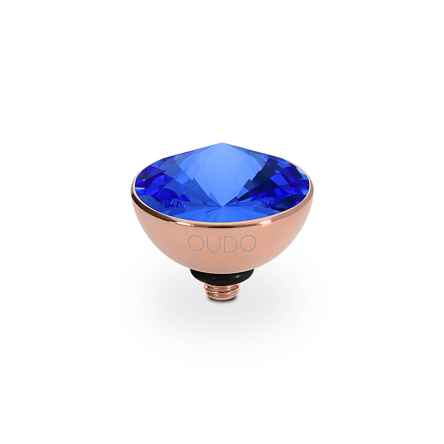 Bottone Top 11.5 mm - Roségold sapphire